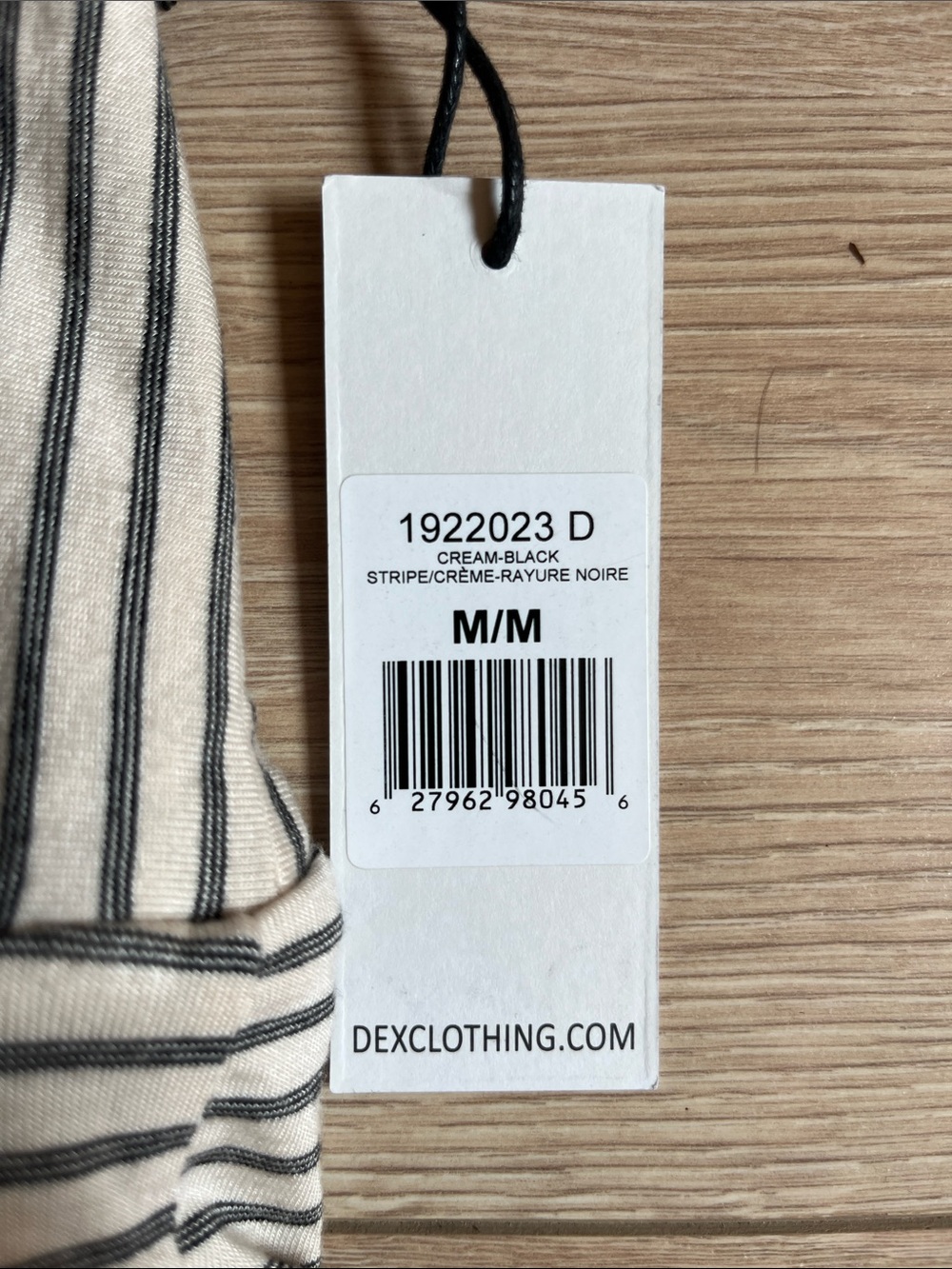 Dex Striped V-Neck Jumpsuit - Cream & Black - Picture 4 of 6